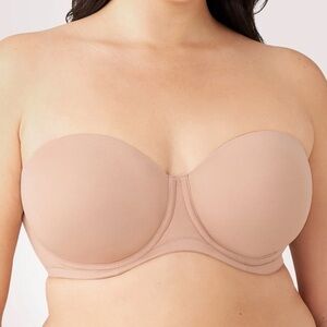 Wacoal 854119 Strapless Underwire Bra Size 36 DDD